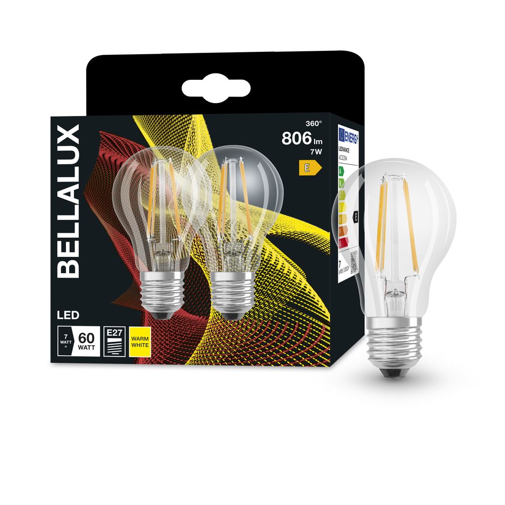 BELLALUX LED žiarovka, pätica: E27, teplá biela, 2700 K, 7 Obrázok produktu 