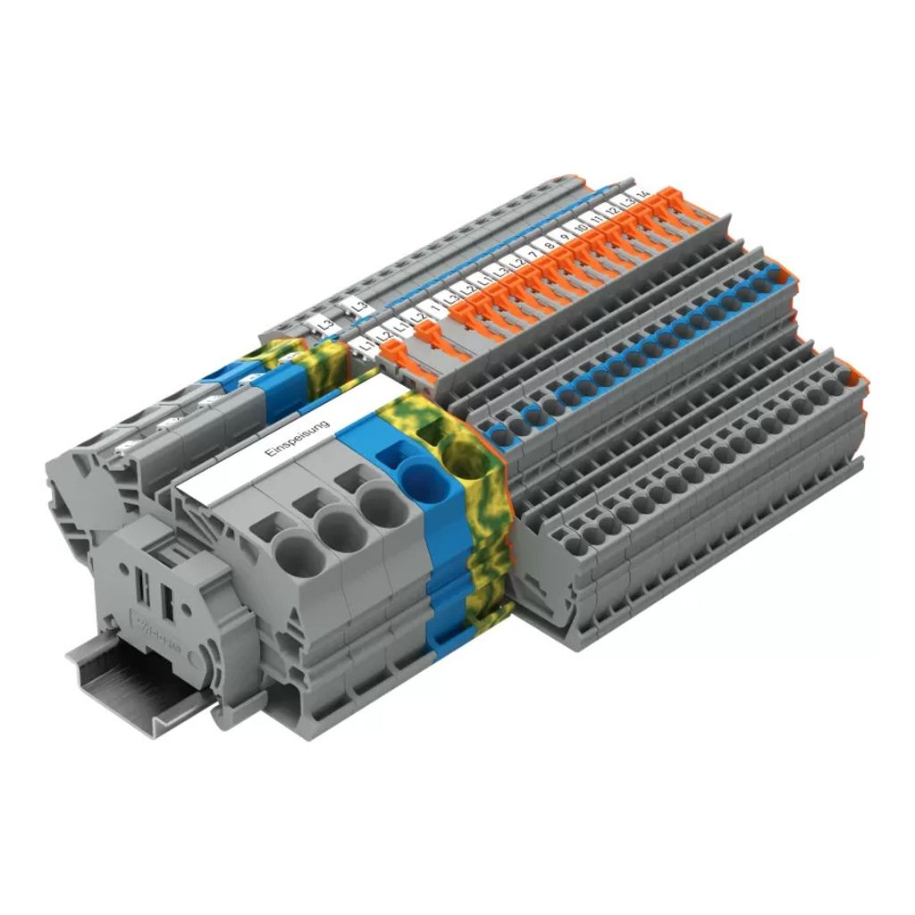 TOBJOB S Hauptverteiler-Set FI ohne N-Sammelschiene 821-129