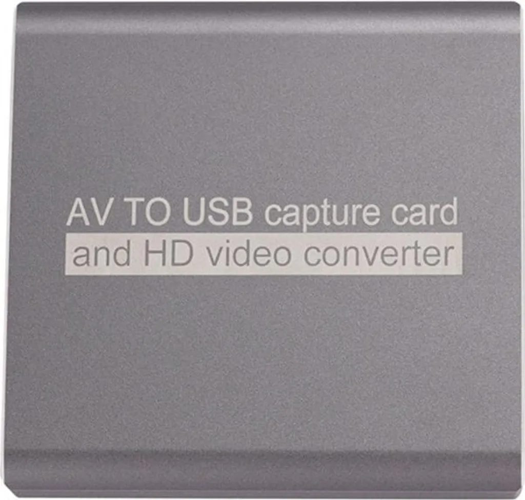 Adaptateur de capture vidéo USB 2.0 haute résolution pour OBS Gris - 5