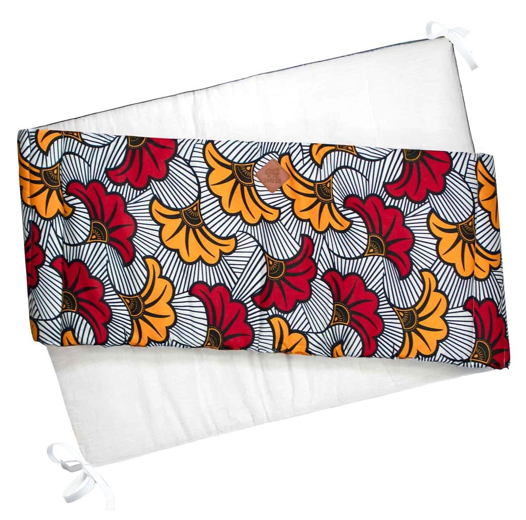 Bettumrandung Wax - Pour lit bébé de 60 x 120 cm ou 70 x 140 cm - Rot | by SEVIRA KIDS