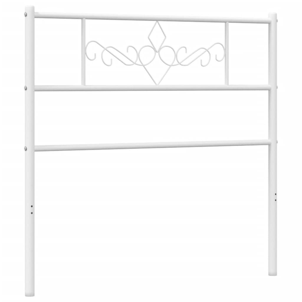 Ersatz-Kopfteil Metall Weiß 75 cm Produktbild 