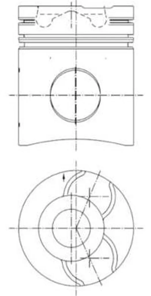 Piston KOLBENSCHMIDT 99750600 pour Jaguar XK8 moteur OE 275647
