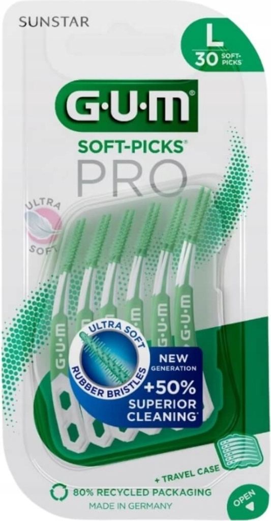 GUM Soft-Picks PRO, L, Termoplastyczny elastomer, Zdjęcie produktu 