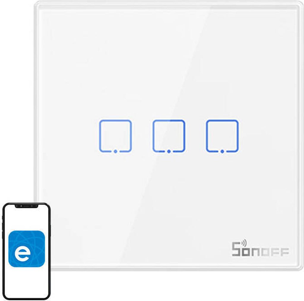 Gateway/controllore Sonoff T2EU3C-RF Immagine del prodotto 