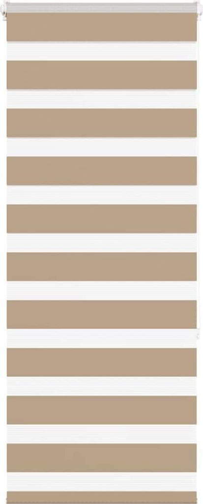 "WINTER SALE"Doppelrollo - elegantes Design - Sichtschutz/Lichtschutz - Sandbraun 60x150cm Stoffbreite 55,9cm Polyester NEU907046 - Rollos
