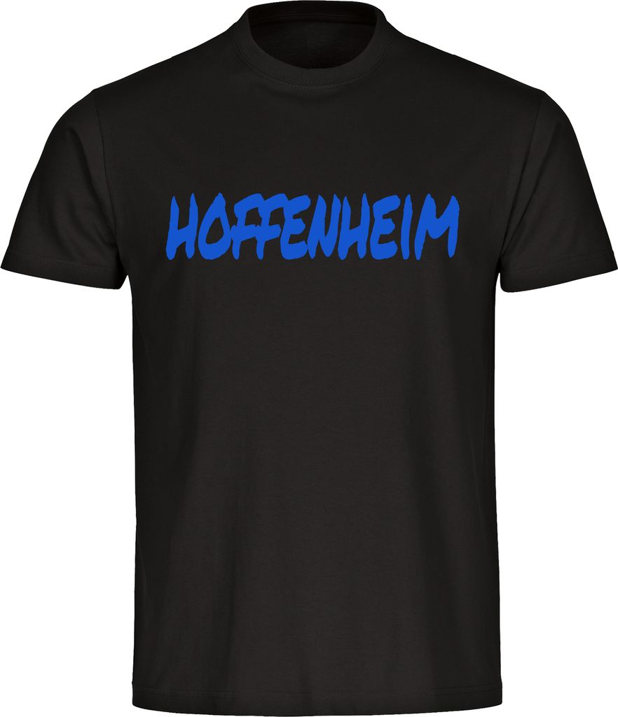 multifanshop Herren T-Shirt - Hoffenheim - Textmarker, schwarz, Größe XL