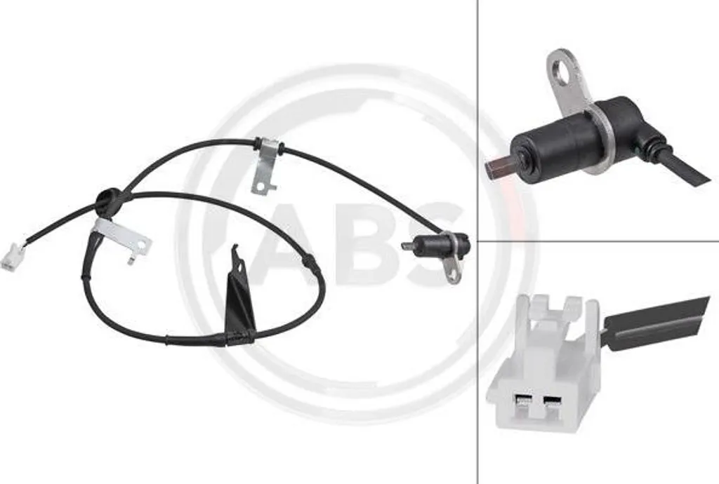 Capteur de vitesse de roue A.B.S. 31895 OE LC704371YB pour MPV Mazda
