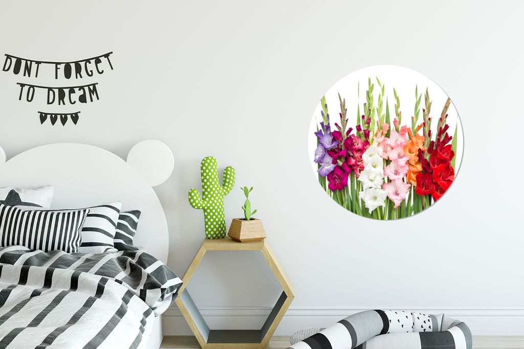 MuchoWow - Wand Kreis - Wandbild - Schlafzimmer - Aluminium Bild - Kinderzimmer - Wohnzimmer Dekoration - Wandschmuck