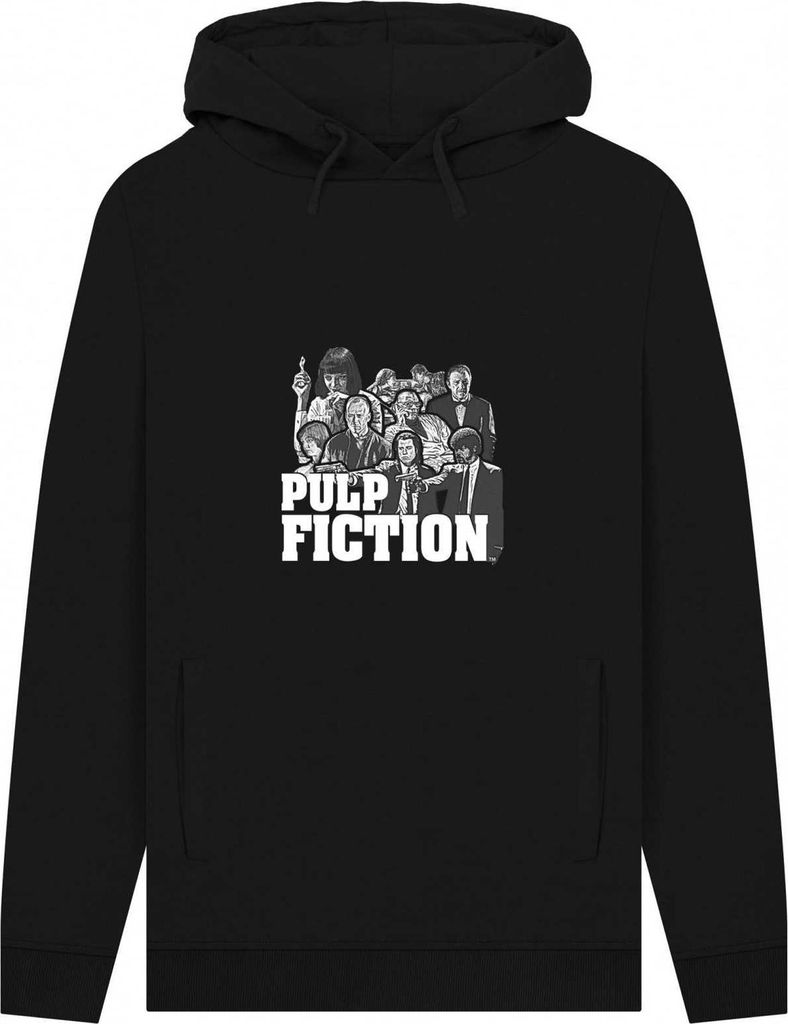 Pulp Fiction - Kapuzenpullover für Herren/Damen Uni PN1475 (M) (Schwarz)