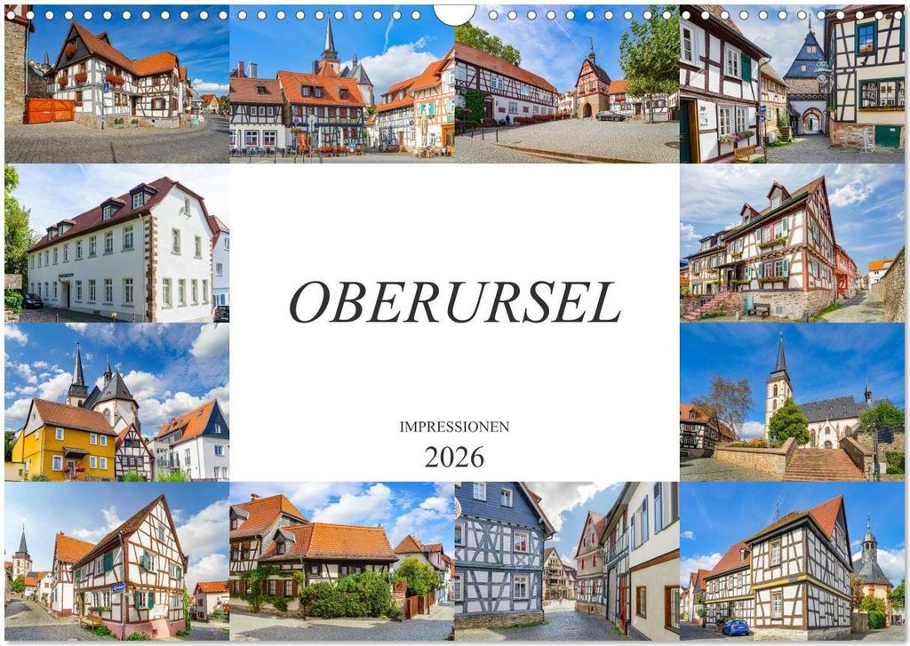 Oberursel Impressionen (Wandkalender 2026 DIN A3 quer), CALVENDO Monatskalender