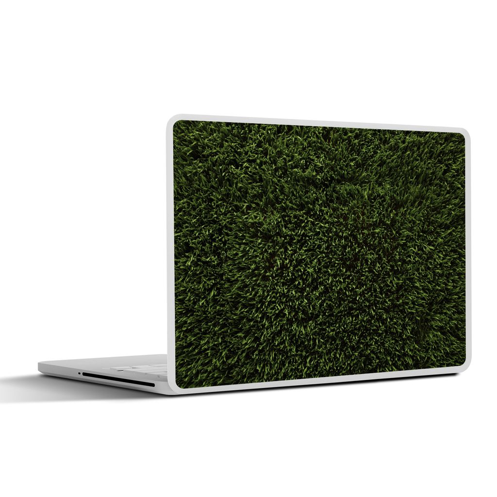 MuchoWow Laptop Aufkleber Sticker Cover Draufsicht auf ein Stück Gras 30x21 cm - Sticker für Laptop - Selbstklebend