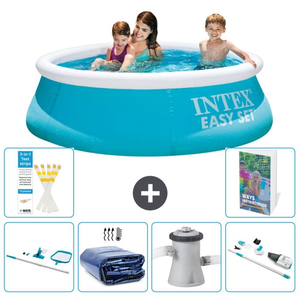 Easy Set Pool Rund - 183x51 cm - 7-teilig S149