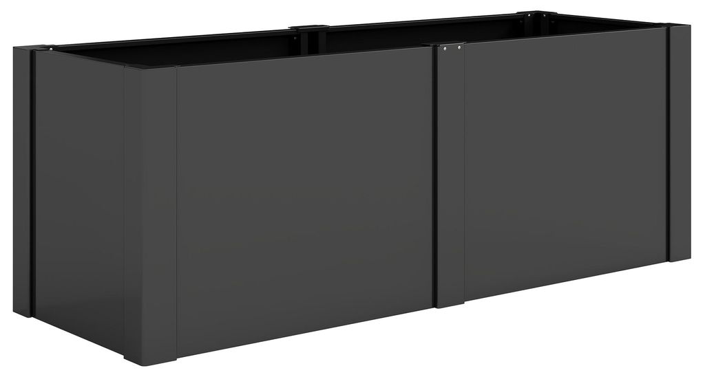Hochbeet aus galvanisiertem Stahl, 150 x 53 x 55 cm, Produktbild 