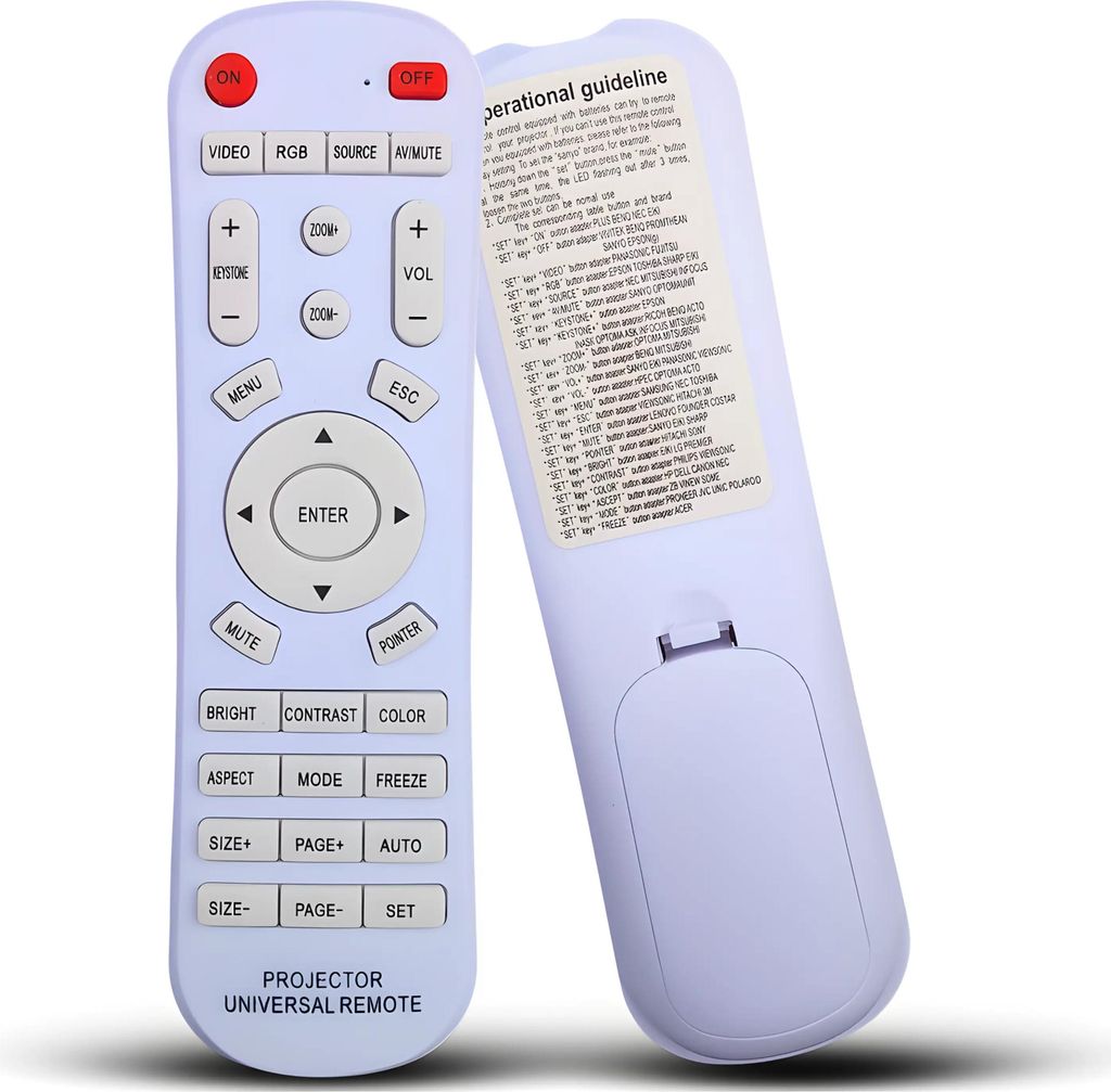 Universal Beamer Fernbedienung für BenQ Epson Samsung Sony NEC