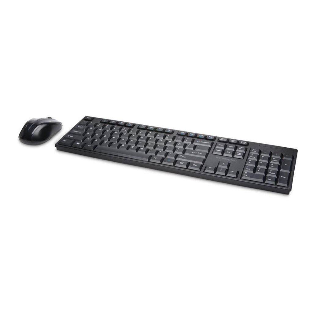 Kensington Pro Fit - Volle Größe (100%) - Kabellos - RF Wireless - QWERTY - Schwarz - Maus enthalten