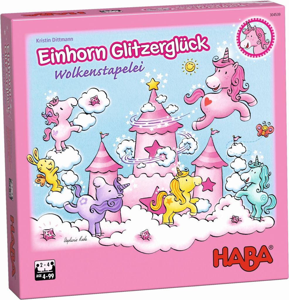 Einhorn Glitzerglück - Wolkenstapelei Produktbild 