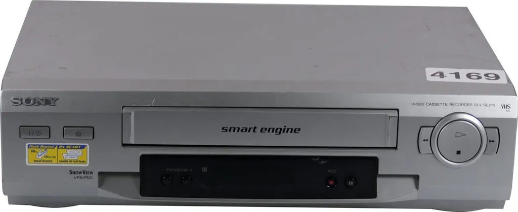 Magnétoscope Sony SLV-SE210D VHS Hi-Fi Stéréo avec Télécommande d'Origine