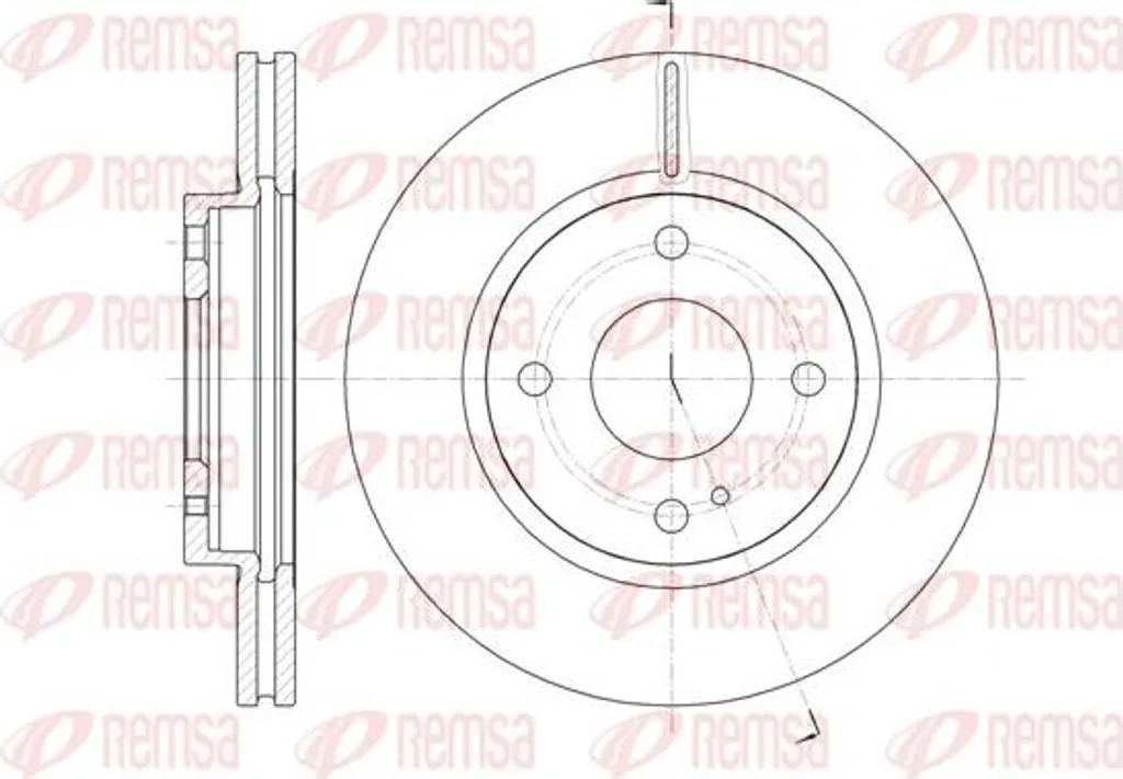 Disque de frein anti-vibration REMSA 61299.10 : stop aux sifflements