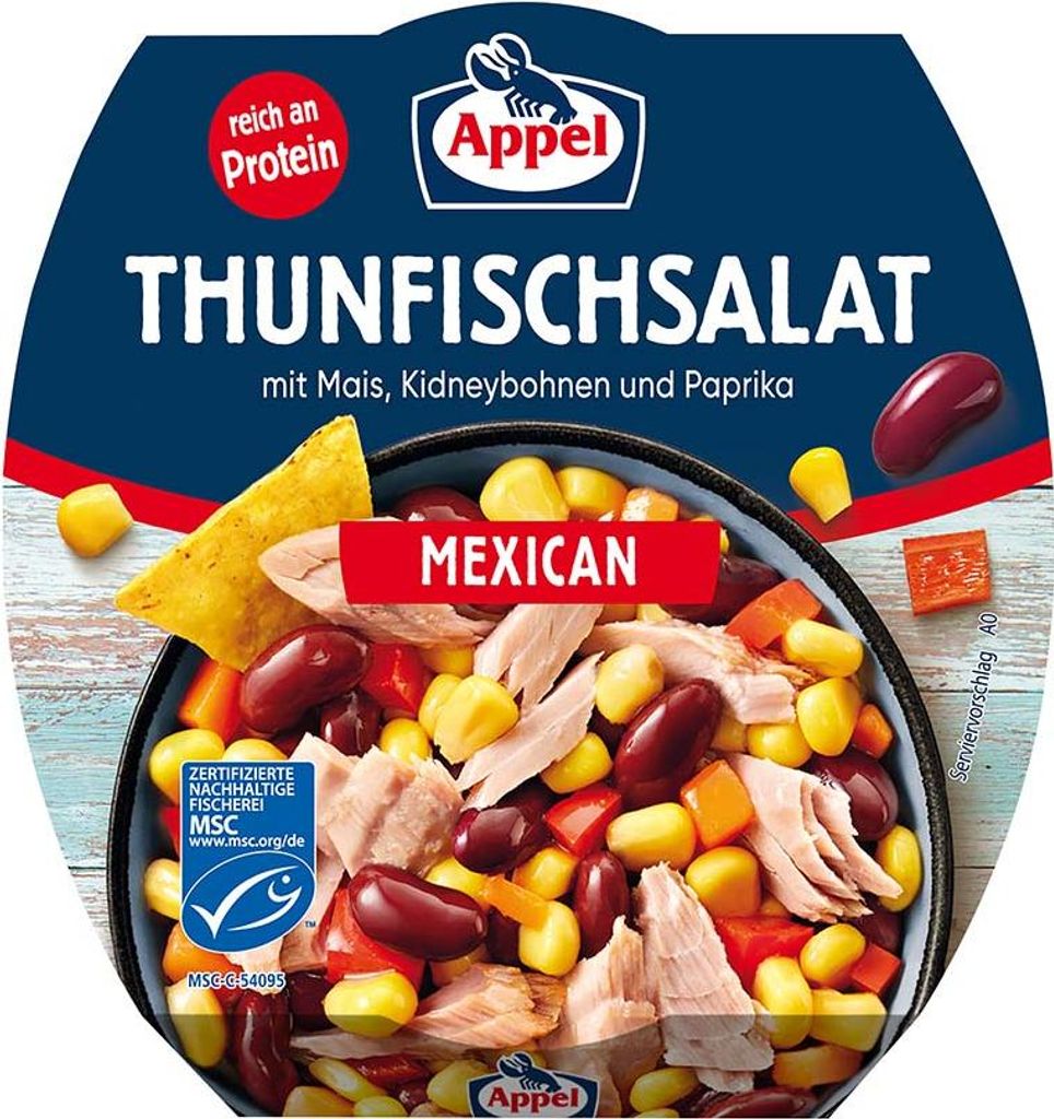 Appel MSC Thunfischsalat Mexican 160g Produktbild 