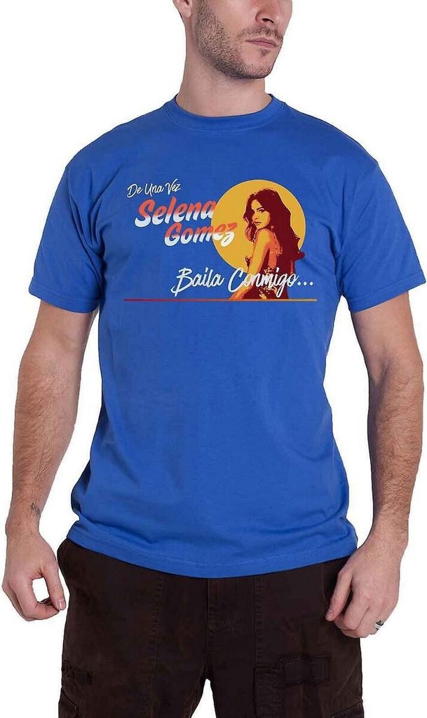 Selena Gomez - "Mural" T-Shirt für Herren/Damen Uni RO3991 (L) (Königsblau)