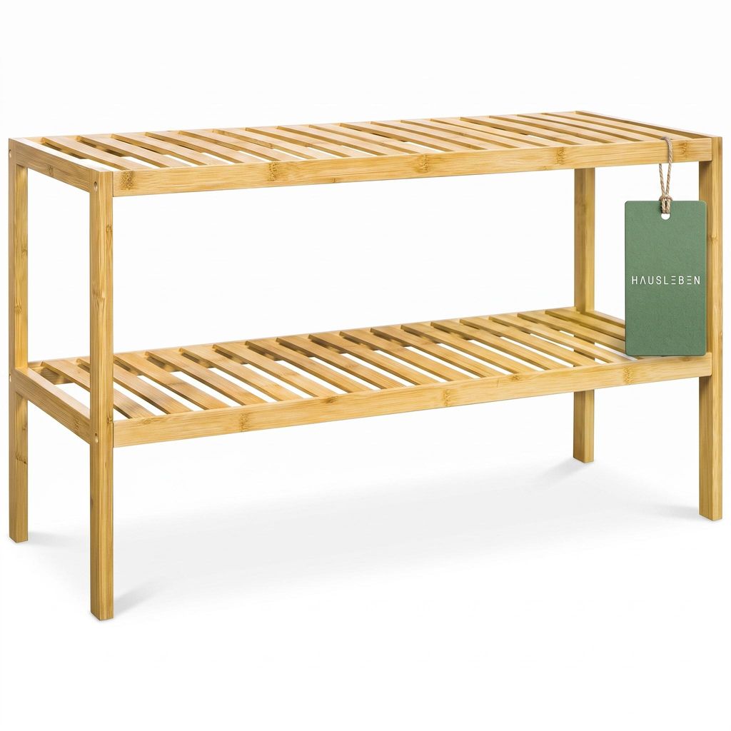 Scarpiera a 2 ripiani 70x28x33 cm Immagine del prodotto 