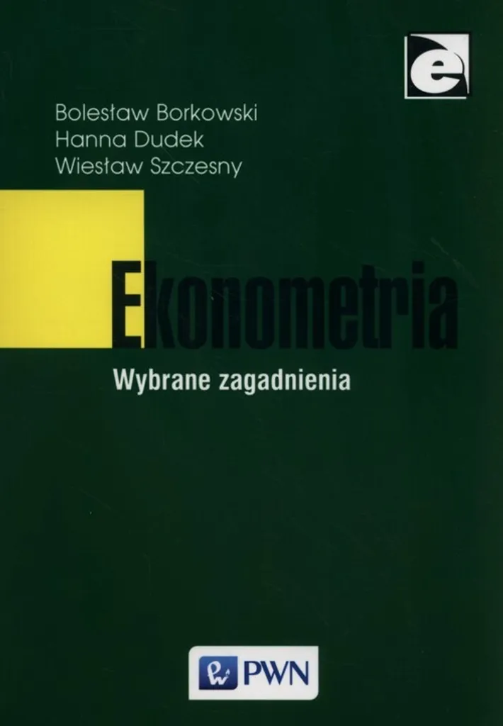 Livre Ekonometria - Analyse Économétrique Avancée - Langue Polonaise