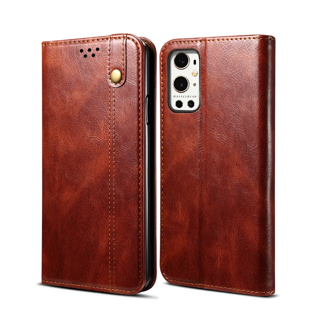 Custodia a portafoglio in pelle per iPhone 14 Pro Max Galaxy S22 Redmi 10C Moto G52
