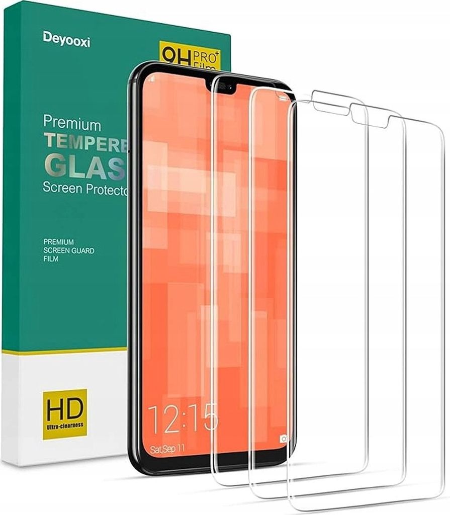 Deyooxi gehärtetes Glas für Huawei P20 Lite 3 Stück