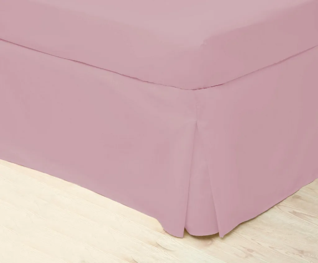 Cache-sommier Crème en percale de coton haute qualité pour petit lit double