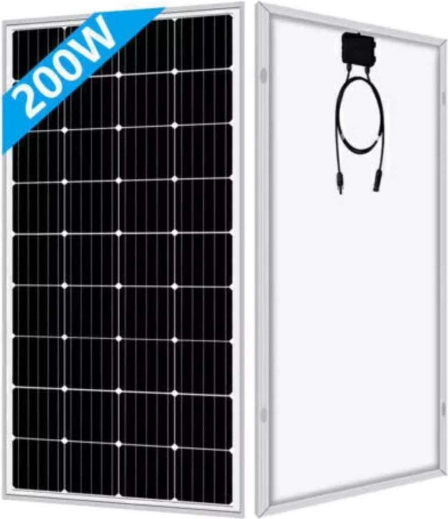 200W Solarpanel 12V Solarmodul Monokristallin Solaranlage Photovoltaik Wohnmobil