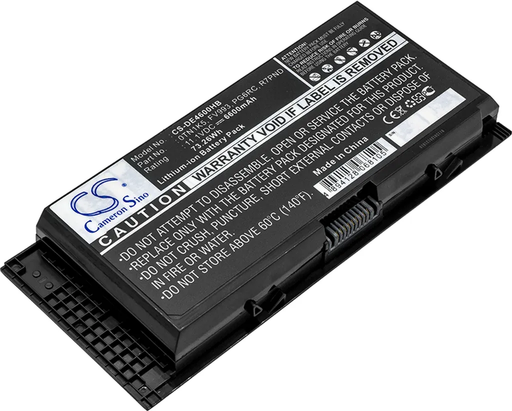 Batterie Ordinateur Portable TECHTEK pour Dell Precision M4600 M4700