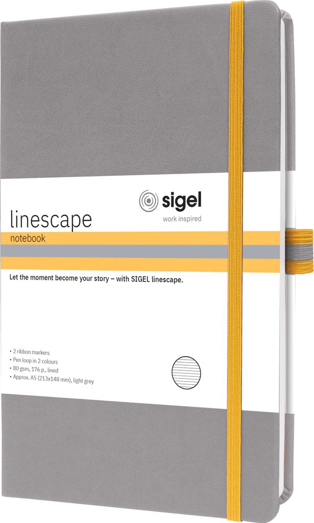 SIGEL LS101 Carnet de notes Linescape env. A5 176 p. Image du produit 