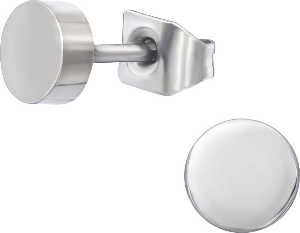 Titan Ohrstecker mit Kreis Produktbild 