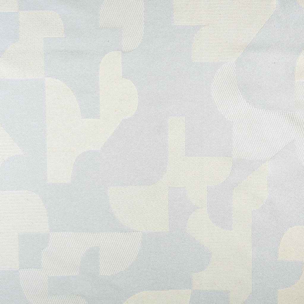 Geometrisch texturierter Retro-Jacquardstoff pro Meter