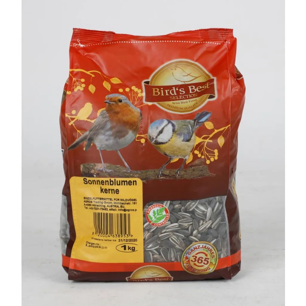 Nourriture Oiseaux Hiver avec Graines de Tournesol et Noix en Lot de 12