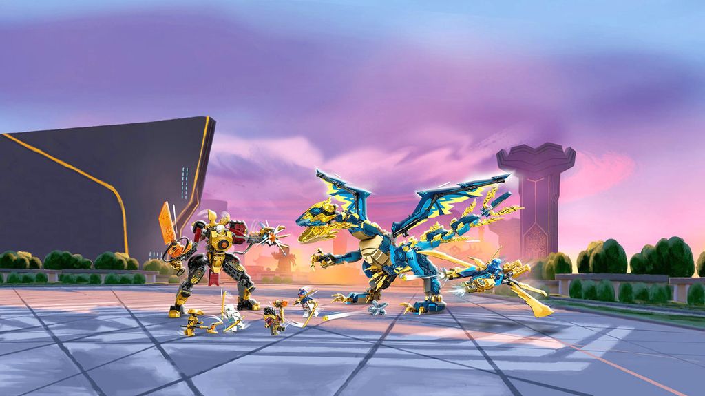LEGO NINJAGO Smok żywiołu kontra mech cesarzowej, duży Zdjęcie produktu 26