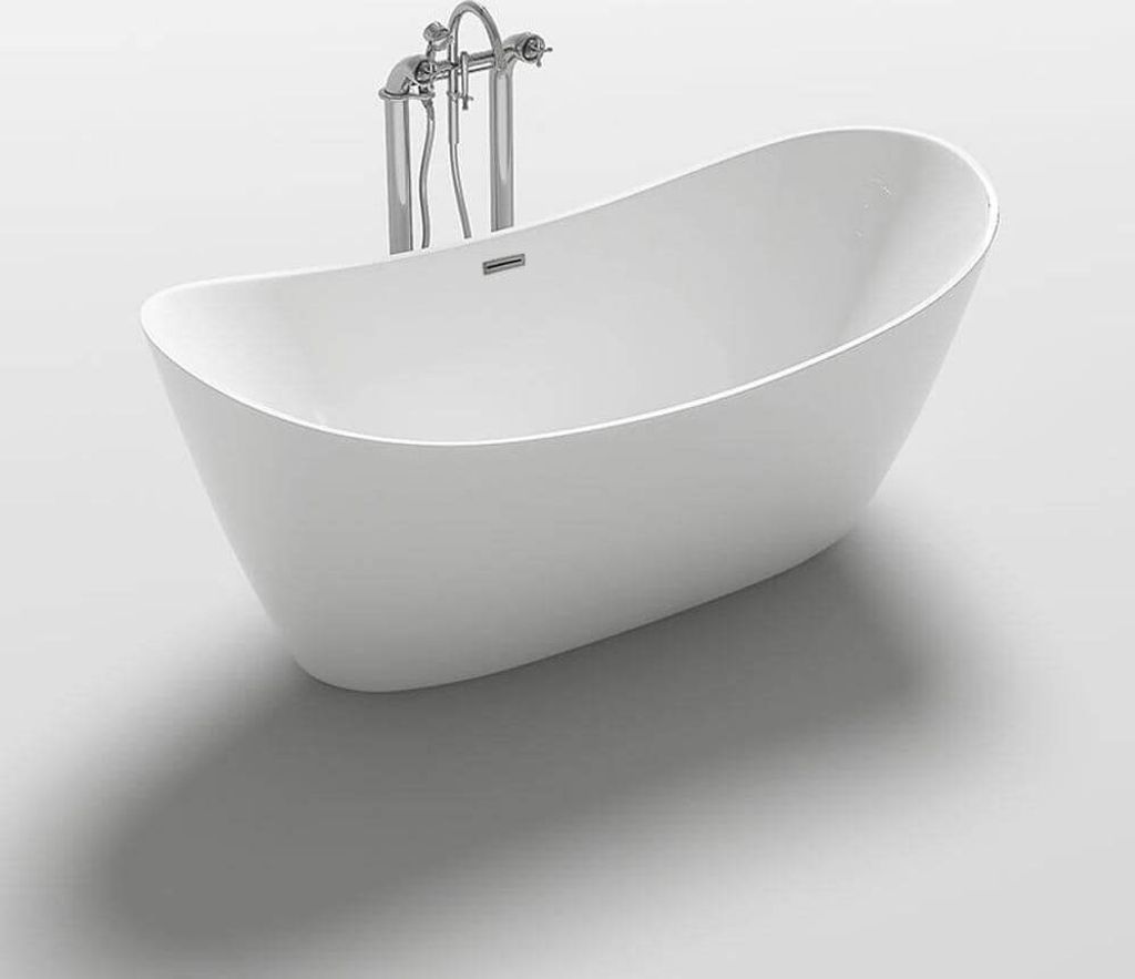 Freistehende Badewanne Ovalo 170 x 80 x 72 cm Produktbild 1