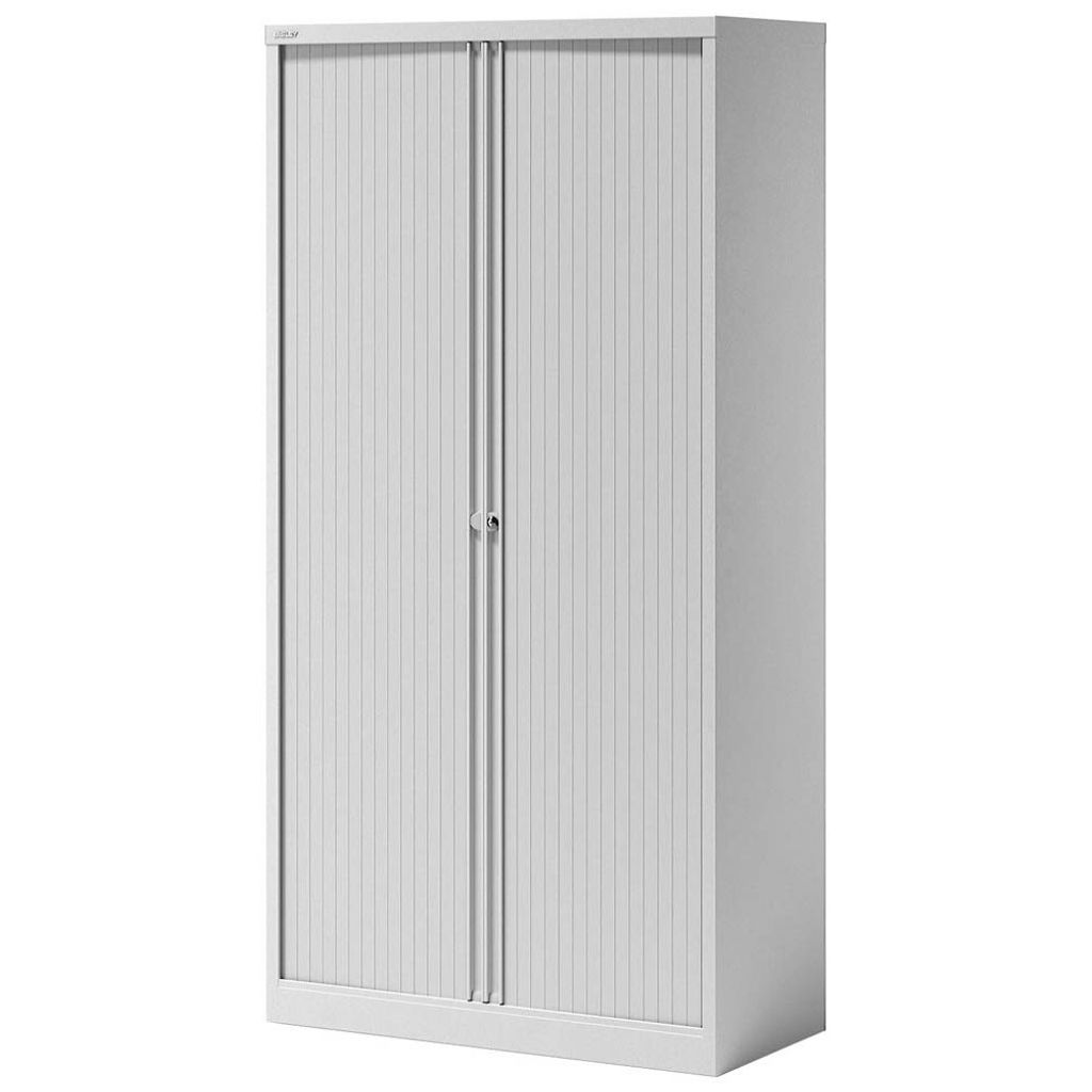 BISLEY Rollladenschrank Essentials Maße: 100 x 197 x 47 cm (B x H x T) Anzahl der Fachböden: 4 Fachböden