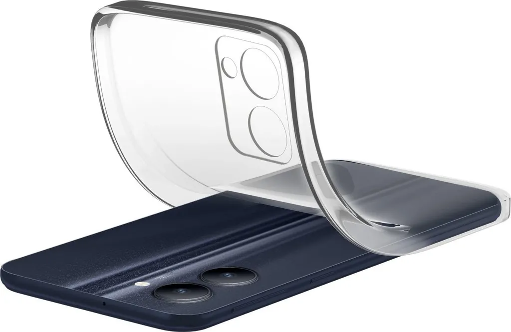 Cellularline Soft Realme C33: Custodia Morbida Trasparente e Sottile