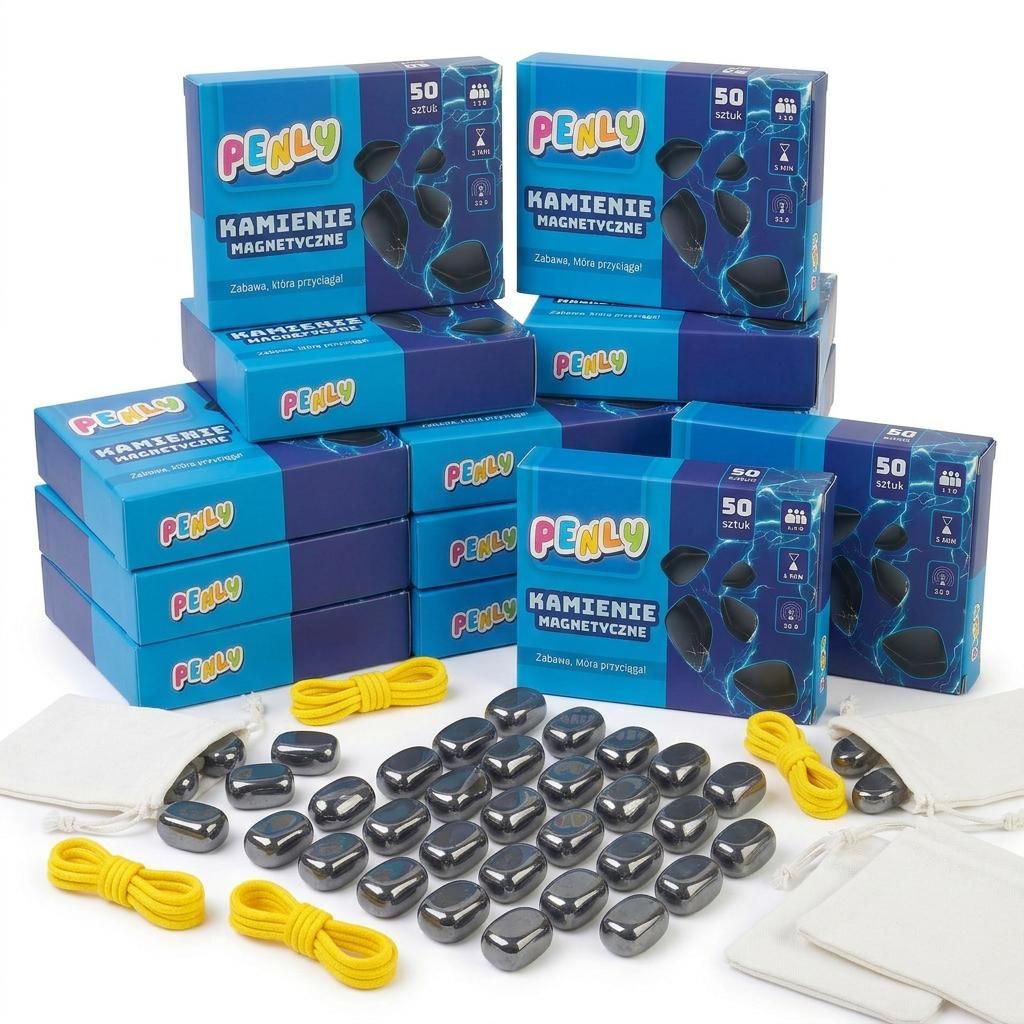 Pietre magnetiche set 10 confezioni da 50 - 500 pezzi Immagine del prodotto  Immagine generata dall'IA