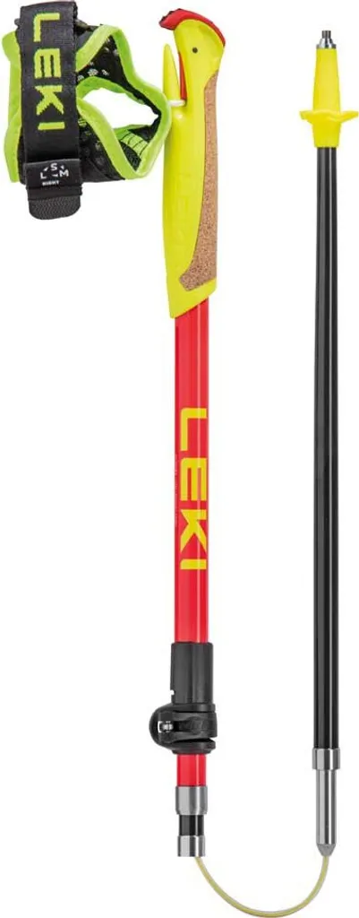 Leki Ultratrail FX Junior Bâtons de Trail en Carbone Rouge et Jaune - 8