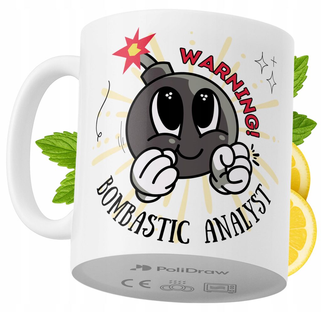 Lustige Kaffeetasse mit witzigem Textdesign für Analysten - ideal für Geburtstage, Namenstage, Feiertage und besondere Anlässe. Hochwertige Tass...