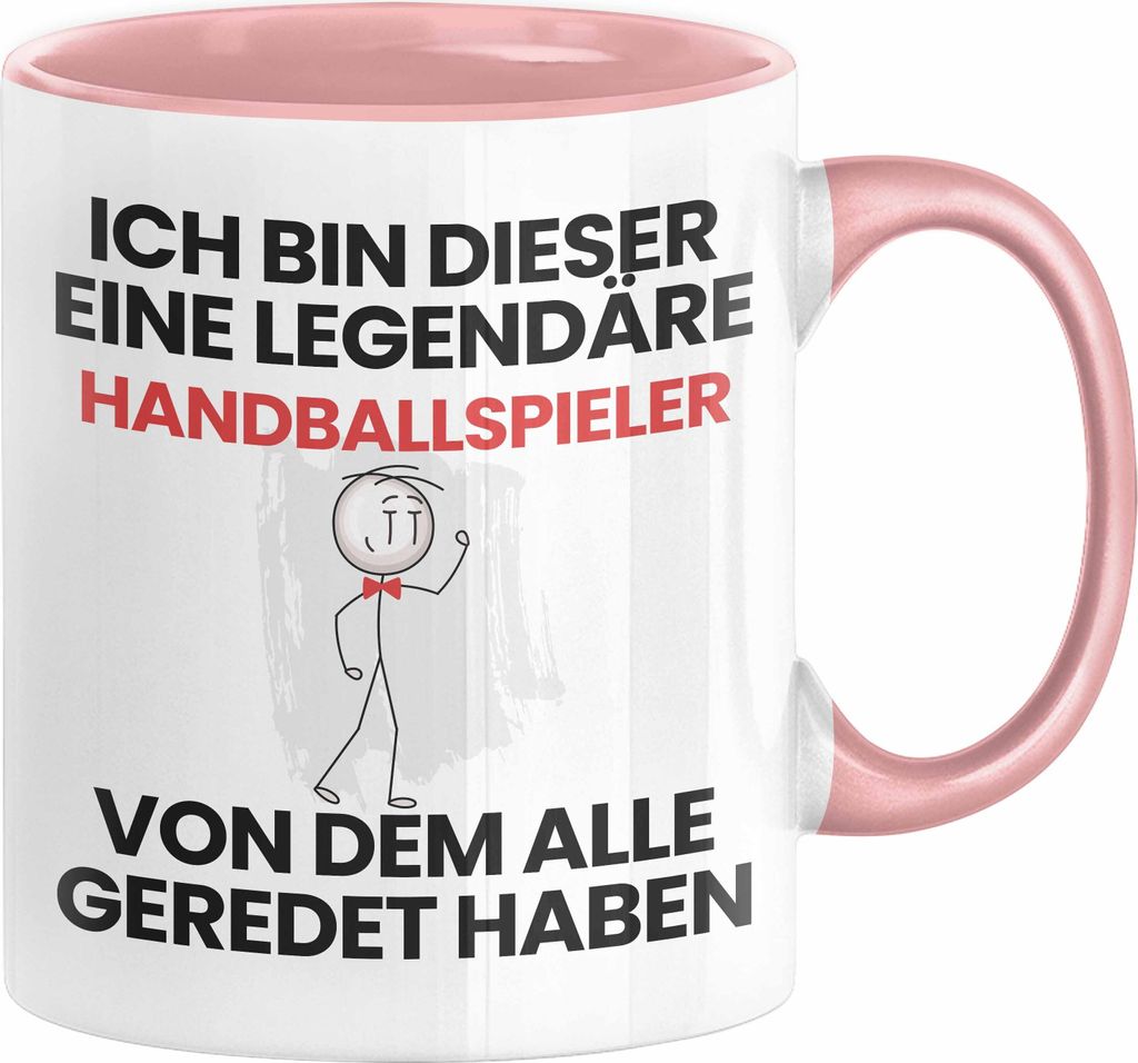 Handballspieler Geschenk Tasse Lustige Geschenkidee Geburtstag für Handballspieler Ich Bin Dieser Legendäre Handballspieler Von Dem Alle Geredet ...