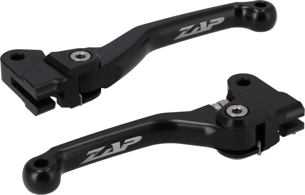 Paire de leviers moto Zap Noir pour Simson - Commandes de guidon sport