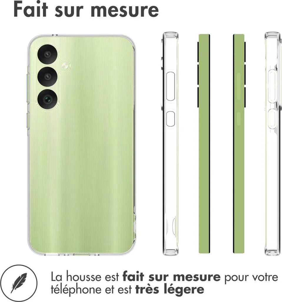 Accezz Clear TPU Backcover Samsung Galaxy A35 - Trasparente - 6
