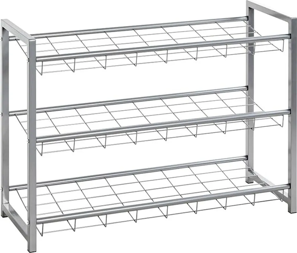 Range-chaussures robuste aluminium 80x60x30 cm design ultra léger