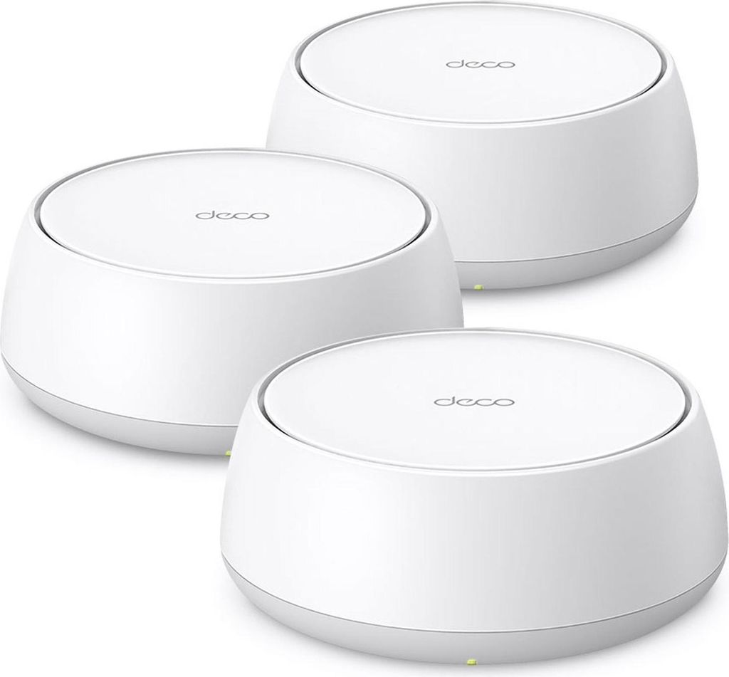 TP-Link Deco BE22 Dualband-WLAN-7-Mesh-System, weiß (3 Stück)