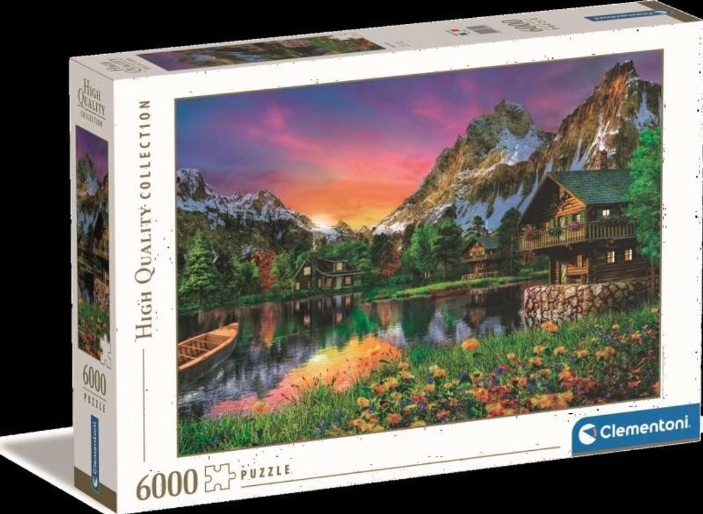 Clementoni High Quality Collection Alpine Lake, 6000 kusov, Obrázok produktu 