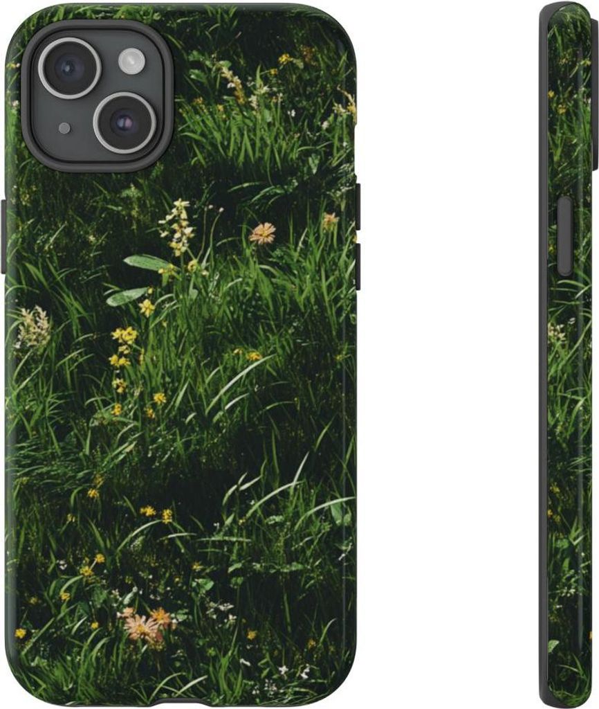 Blühende Blumenwiese – Hülle Kompatibel mit iPhone 15 Plus