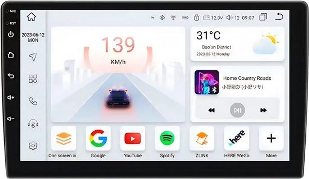 Autoradio GPS 8Go/128Go : Solution CarPlay pour Nissan, VW et Hyundai